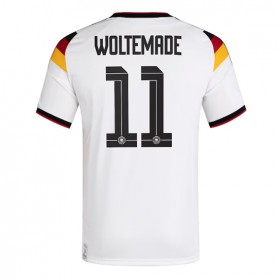Tyskland Nick Woltemade #11 Hemmakläder VM 2026 Kortärmad
